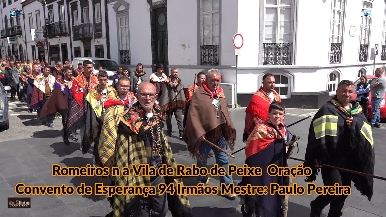 Romeiros da Vila de Rabo de Peixe Oração Convento de Esperança Ponta Delgada 04 04 2023