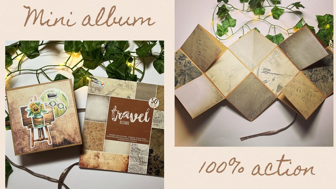 Tuto mini album 100% action | rapide et facile 🌸