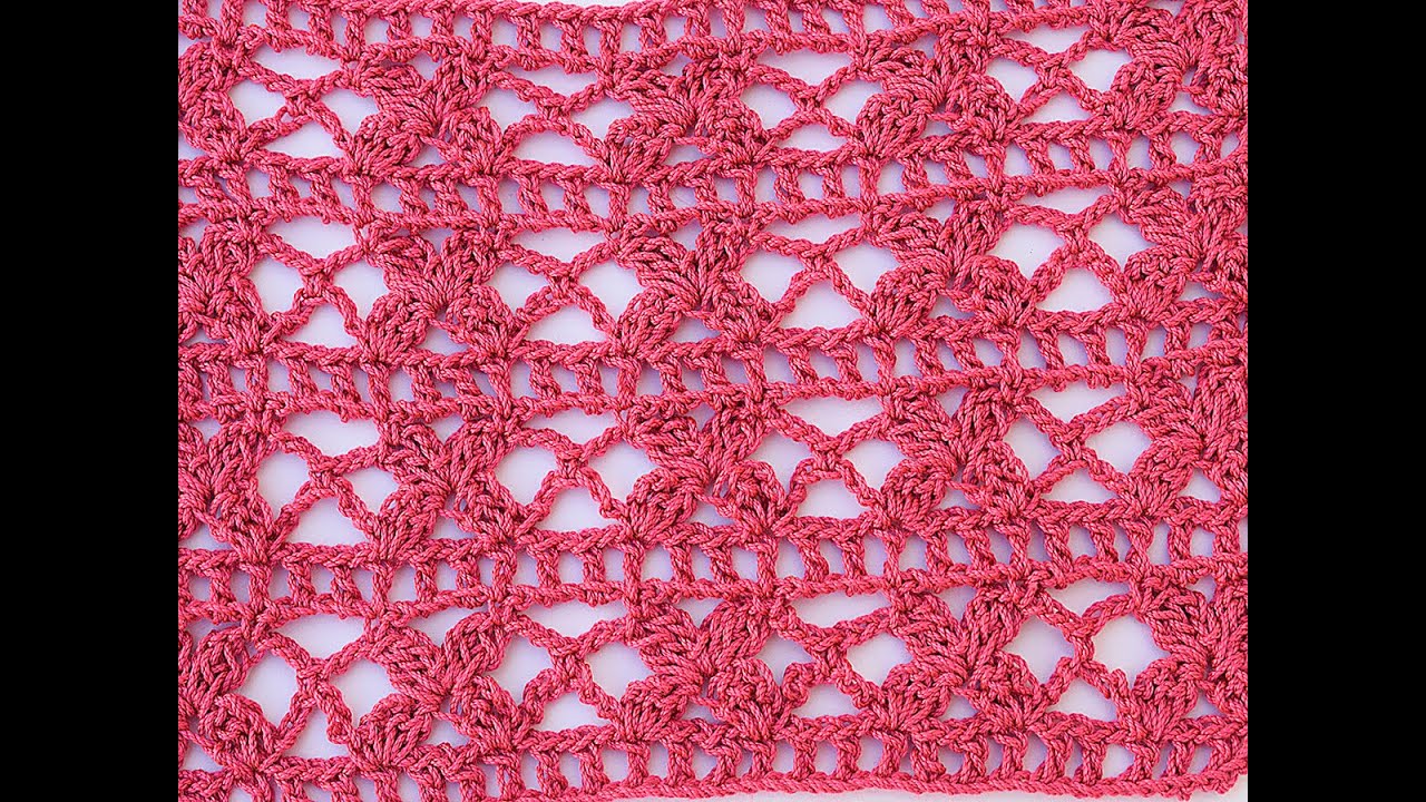 Puntada a crochet o ganchillo especial flores de verano