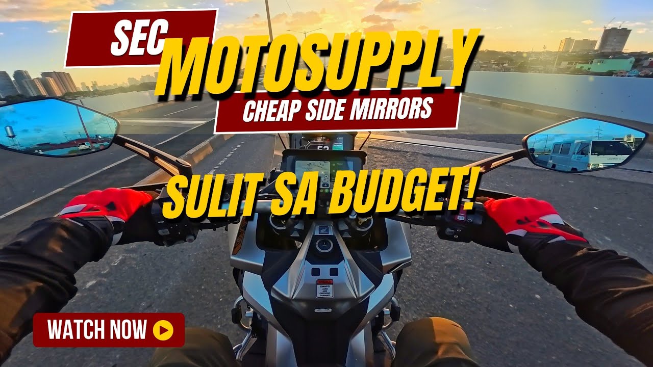 SATISFIED WITH MY NEWLY INSTALLED SIDE MIRRORS FROM SEC MOTOSUPPLY for my HONDA XADV750