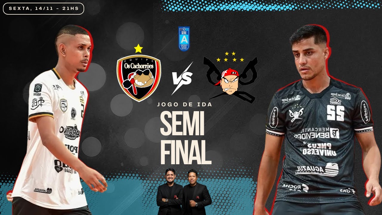 #SÉRIEA - CACHORRÕES 2x2 BADBOYS - Semifinal do Futsal de Benevides - Jogo de Ida