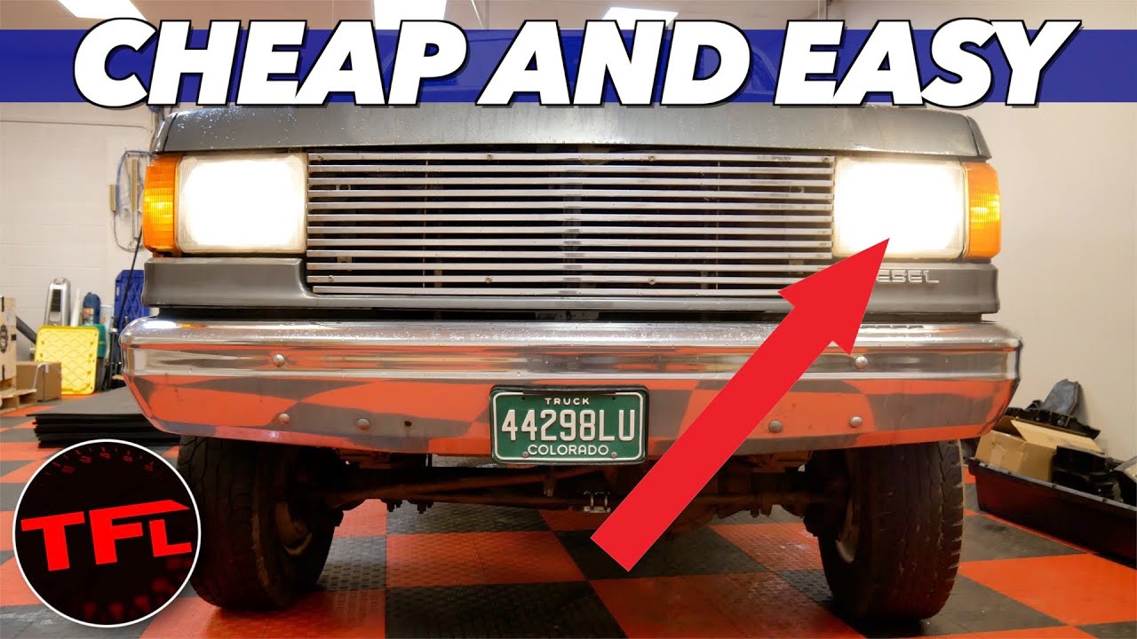 A $60 Fix Transformed The Front Of Our 1989 Ford F-350 And It Can Do The Same For You Too!