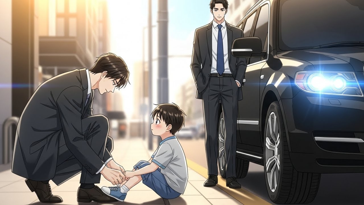 The CEO Never Smiled at Anyone, Until He Saw Me Teaching His Son How to Tie His Shoes