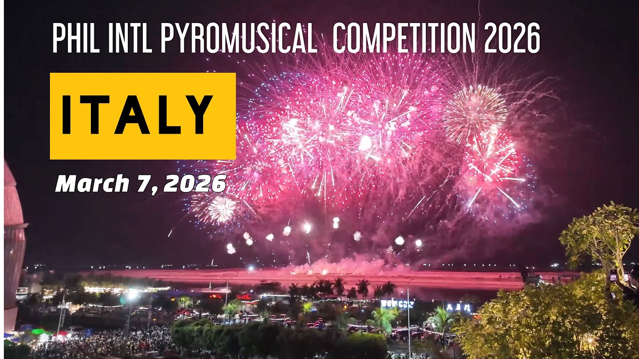 13th Phil Intl Pyromusical Competition 2026 | ITALY