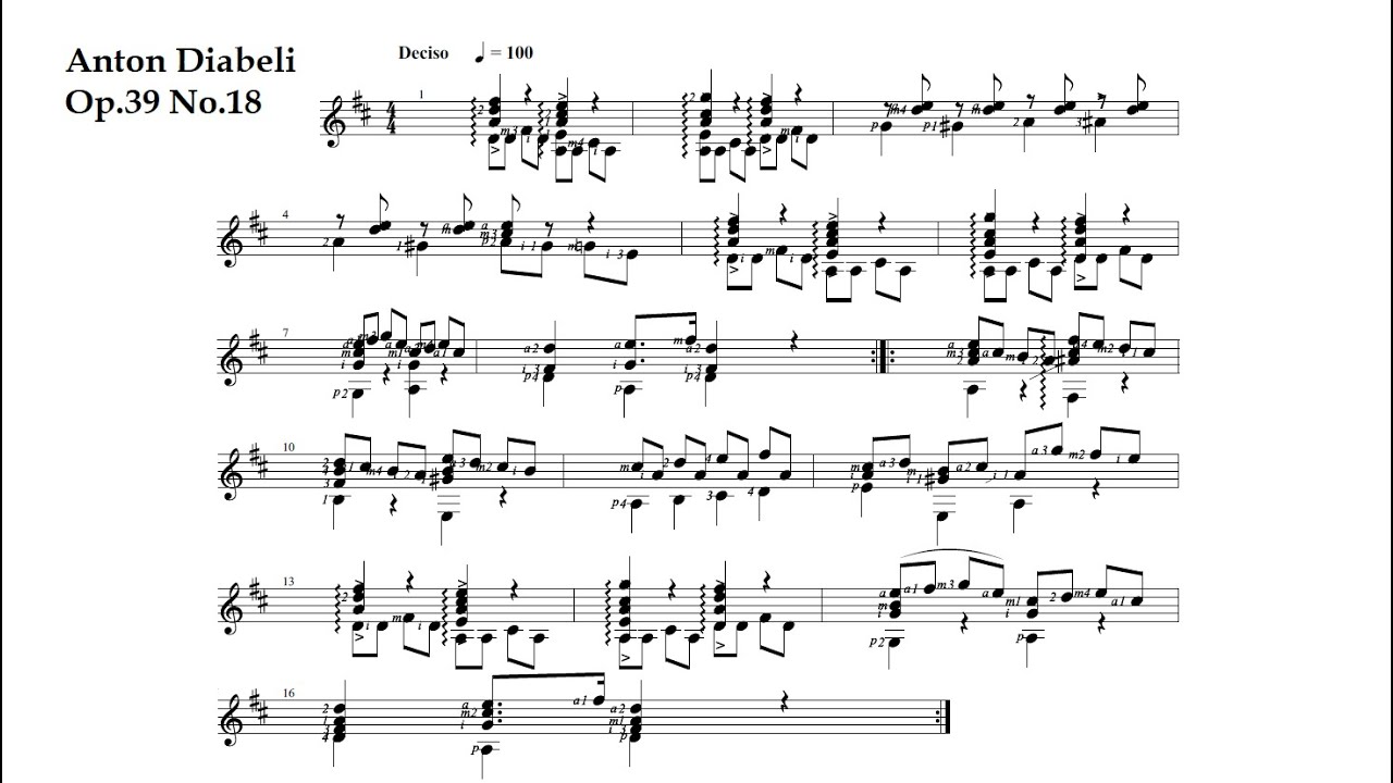 A. Diabelli. Op.39 N18