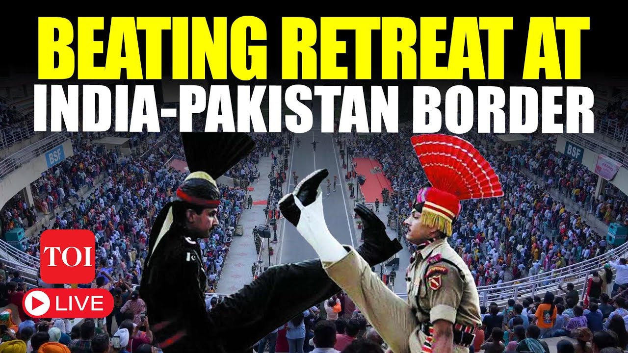 LIVE: Beating Retreat Ceremony At Attari-Wagah Border On India's Republic Day Eve | Watch