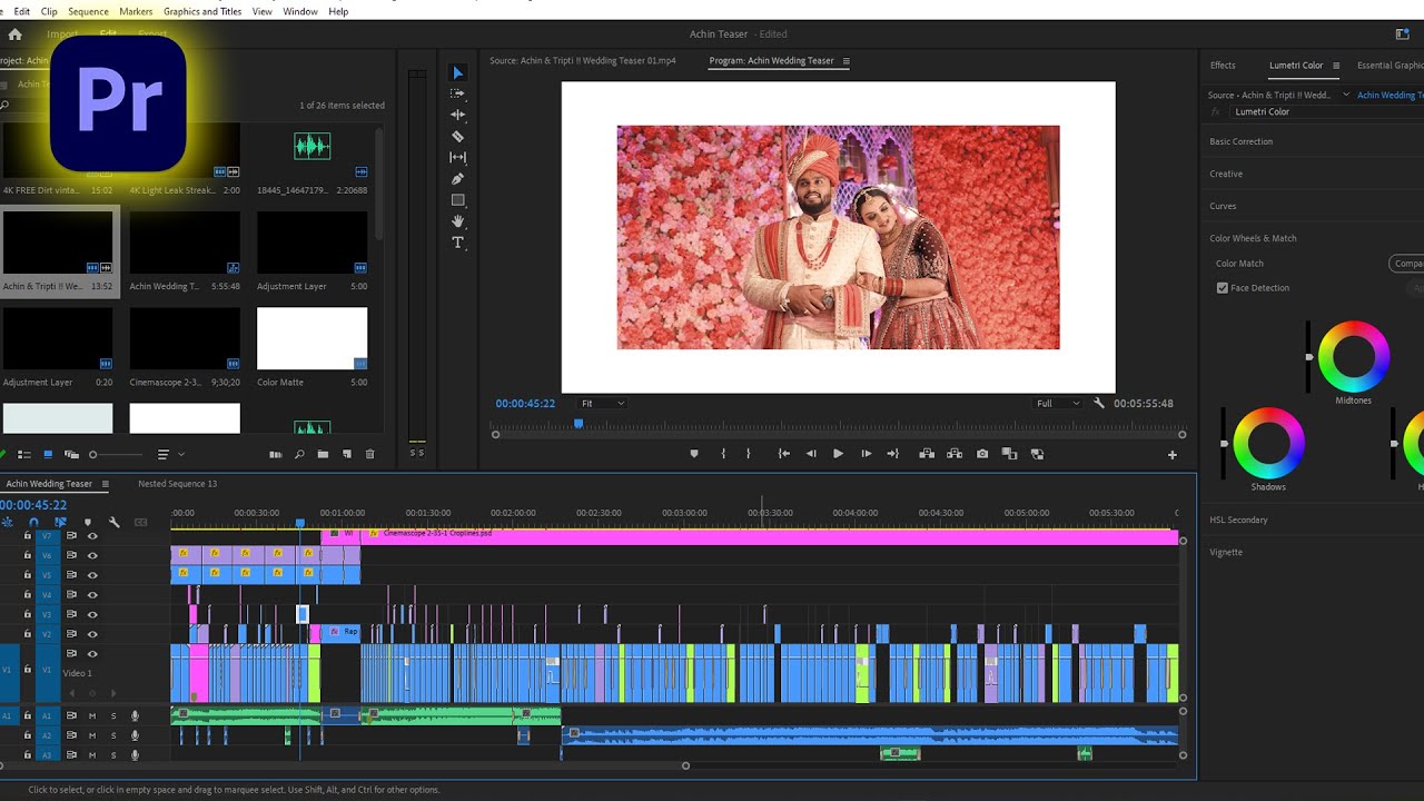 #free Wedding Teaser Cinematic Highlight | Premiere pro project Free Download
