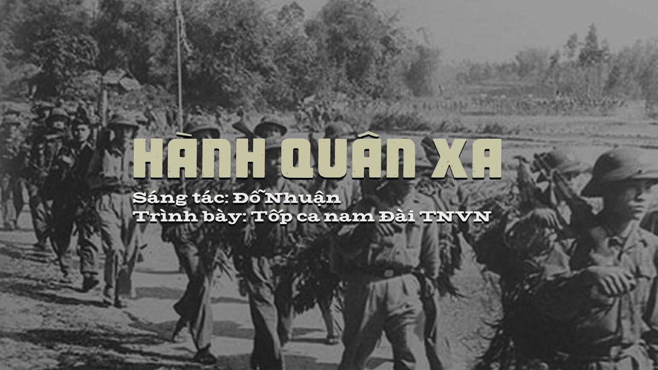 H&agrave;nh Qu&acirc;n Xa (Thu thanh 1964) | Official Lyric Video by H&agrave; Nội Vi Vu