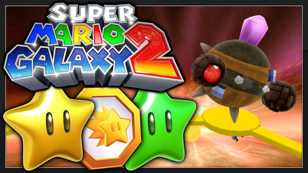 Super Mario Galaxy 2 - Bröselbrock-Galaxie ALLE STERNE / KOMETENMÜNZE