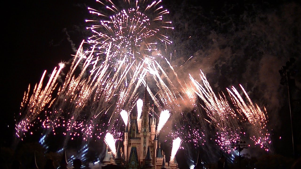Happily Ever After Fireworks first ever show from the Magic Kingdom 5/12/2017