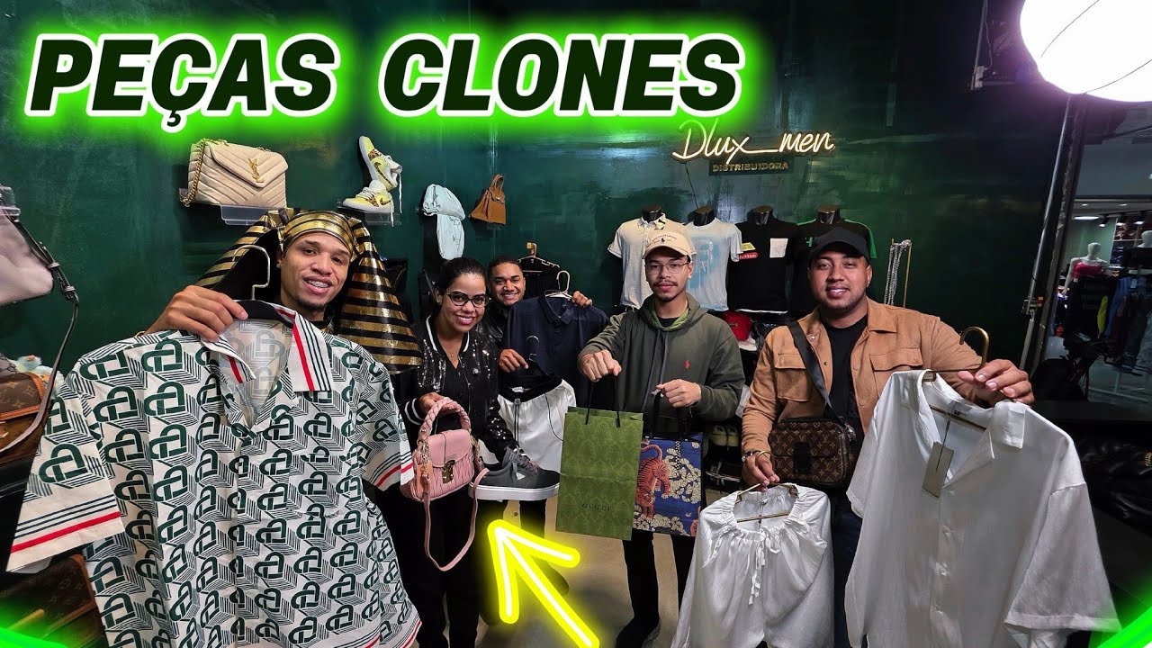 GRIFES CLONES DE LUXO! MAIOR QUALIDADE QUE JÁ VI NA FEIRA DA MADRUGADA NO BRÁS , ABSURDO! 🤯🔥