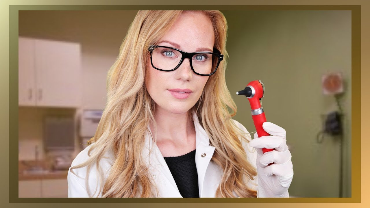 ASMR Ear Exam @ Doctor Clarck  (personal attention role play)