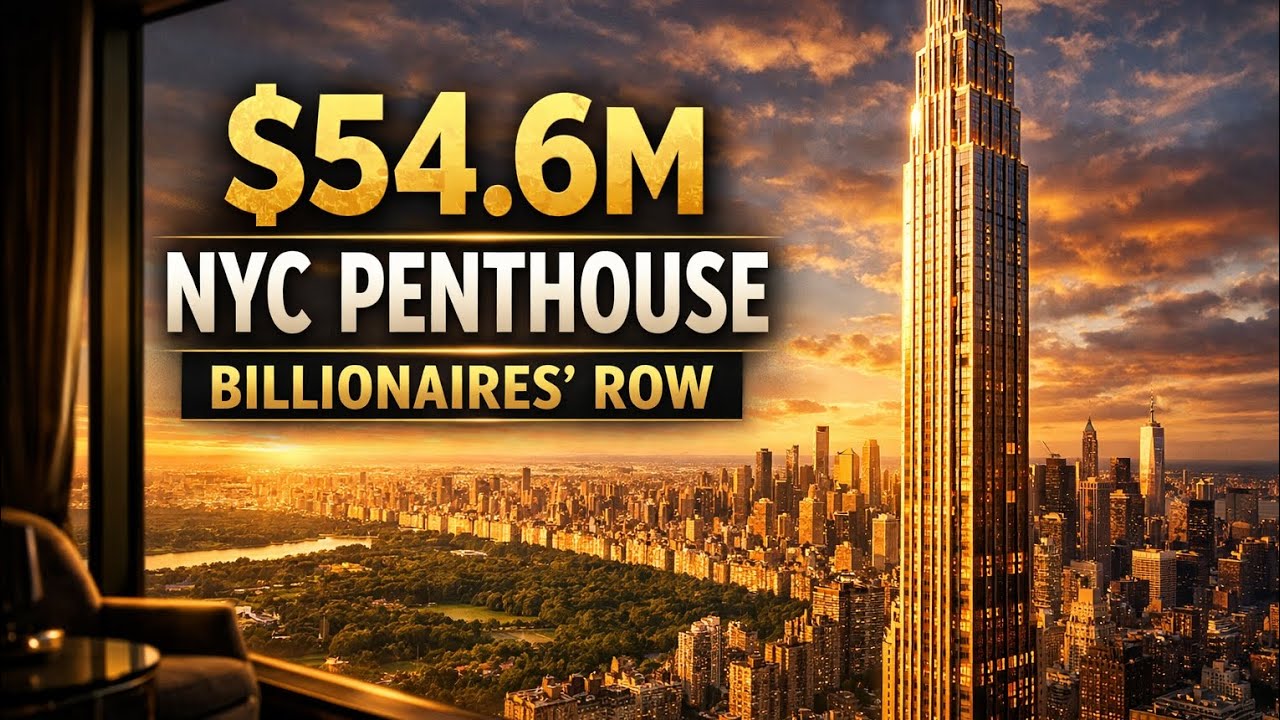 World’s Skinniest Skyscraper | $54.6M Steinway Tower Penthouse Tour
