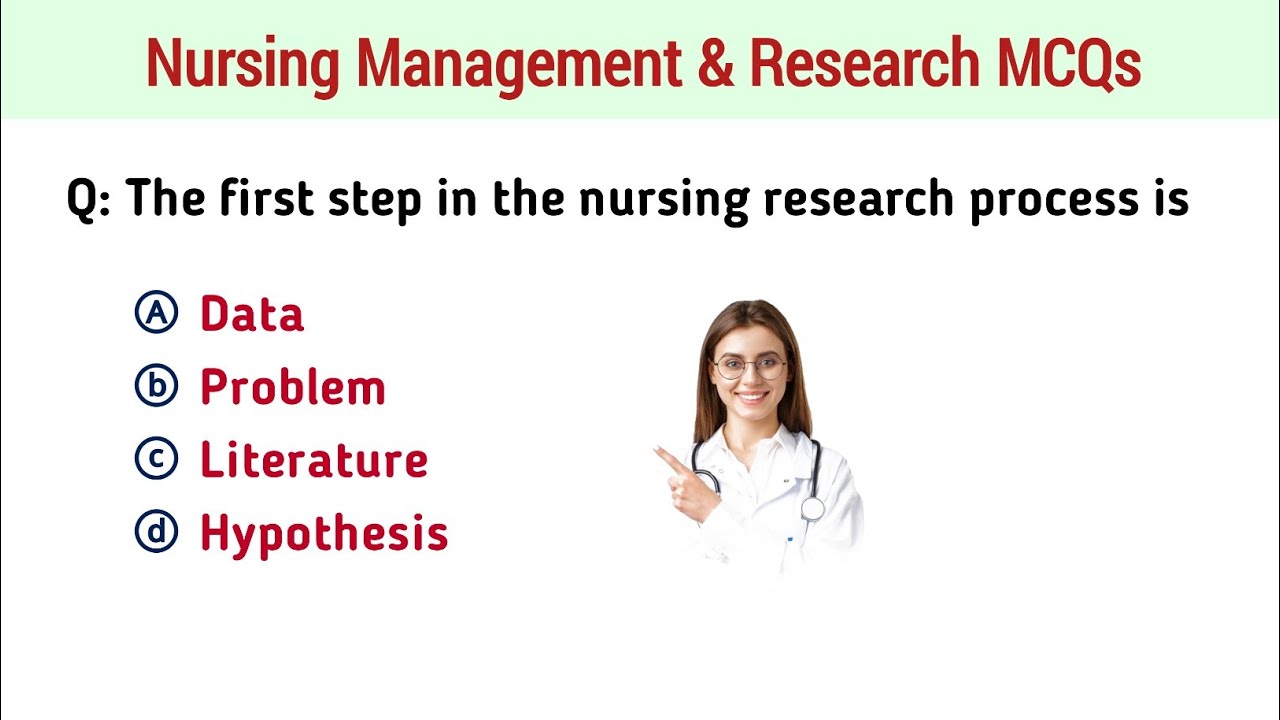 Nursing Management & Research Mcq | nursing management mcq | research mcq