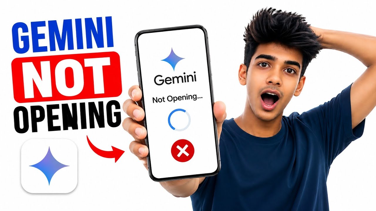 Gemini Not Opening? How to Fix Google Gemini Not Working, Loading or Opening Problem on Android.