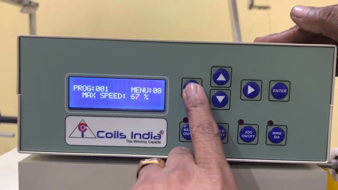 Linear Winding Machine Demo Video / COILS INDIA Manufacturers