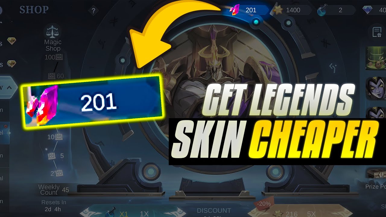 HOW TO GET LEGEND SKIN CHEAP! MAGIC WHEEL TRICK MLBB 2025