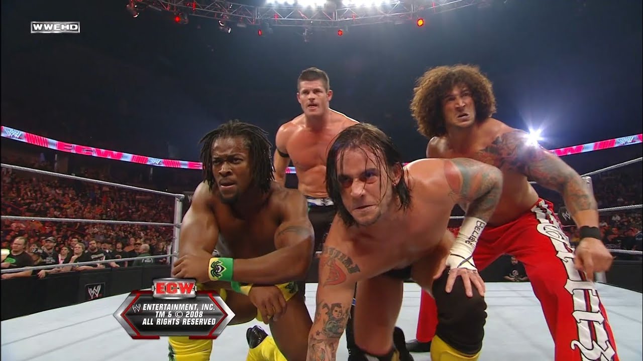 Eight-Man Tag Team Match: WWE ECW October 7, 2008 HD
