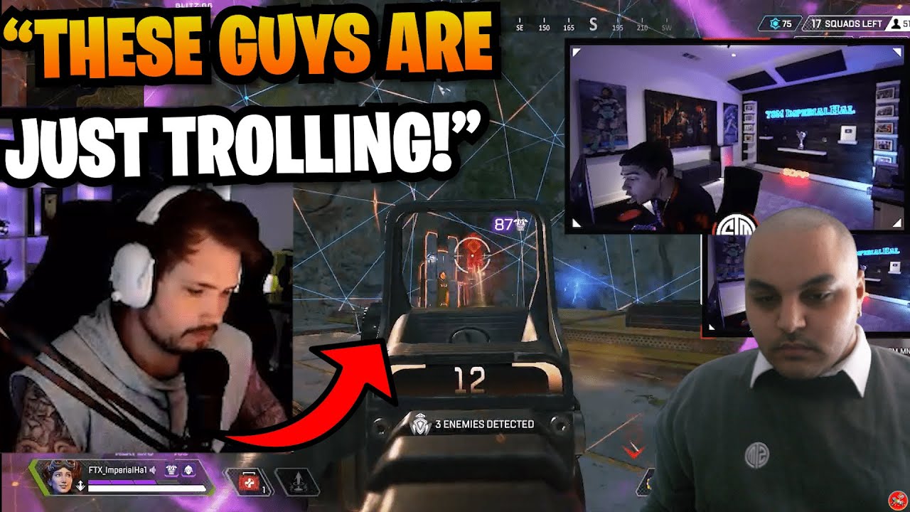 TSM ImperialHal & Raven MALDING after Hakis did this play on TSM in ALGS Scrims! 🤣