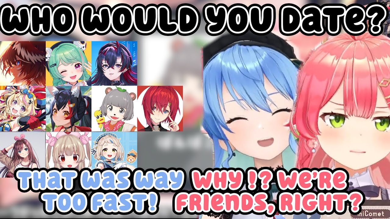 Holomems And Friends Reasons for Choosing Miko or Suisei【Eng Sub Hololive】
