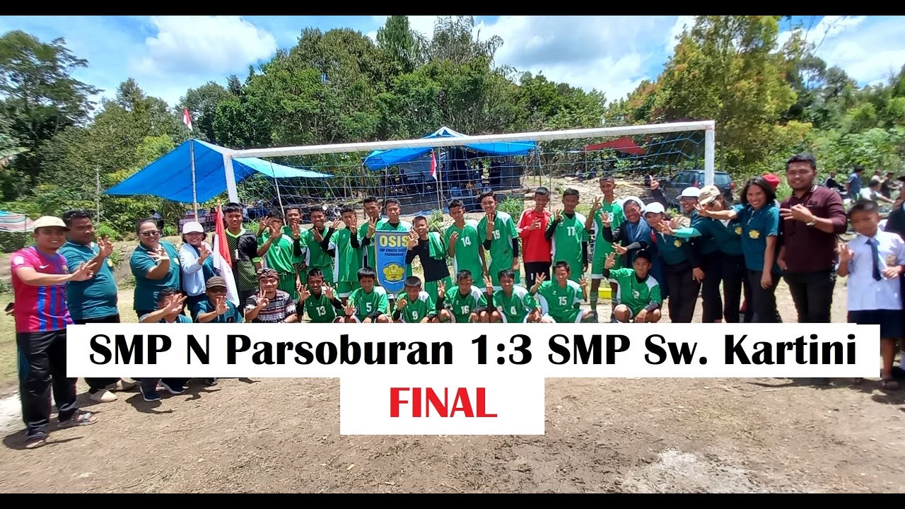 Highlight Final - SMP N.1 Habinsaran 1 : 3 SMP Sw.  Kartini