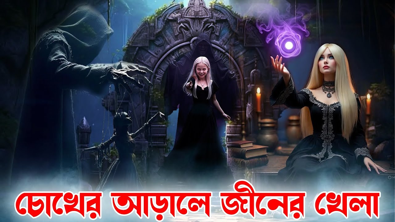 চোখের আড়ালে জীনের খেলা। Choter Arale Jinn Er Khela . ভয়ংকর ভৌতিক ঘটনা। আতঙ্কিত জ্বীনের গল্প।