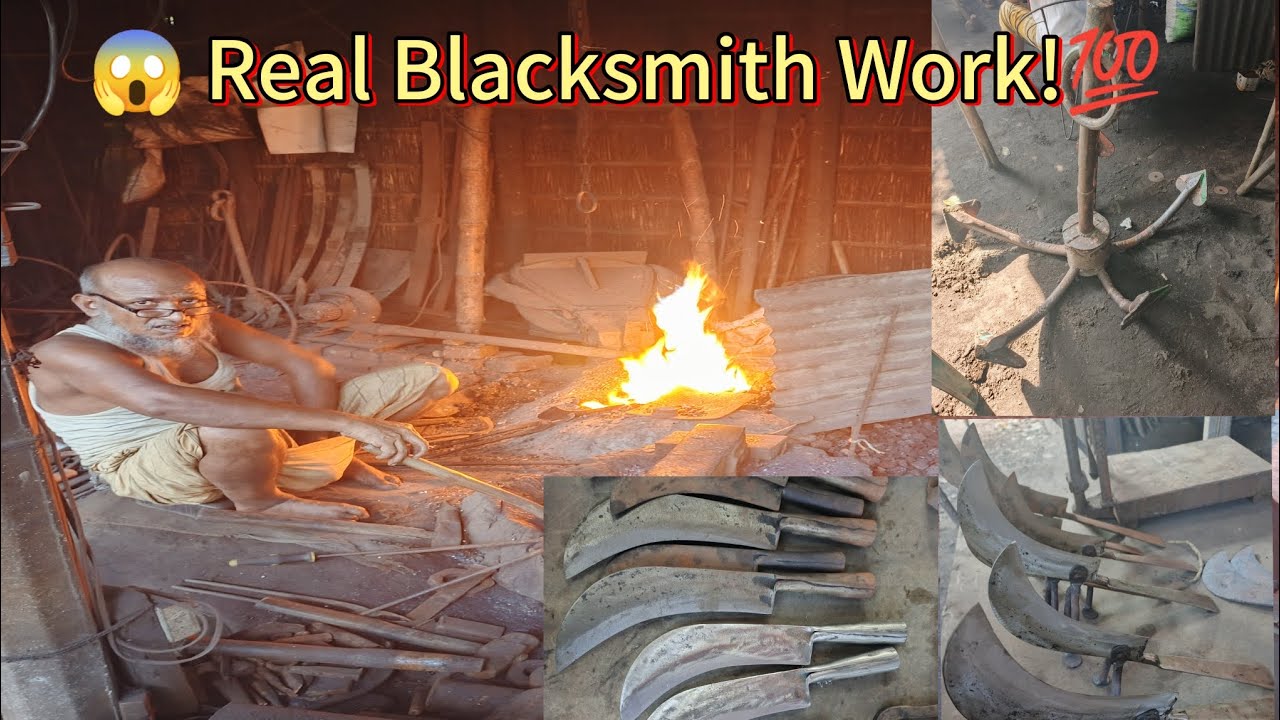  😱Traditional Blacksmith Work 💯#metalwork 