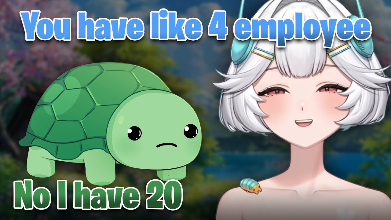 Vedal Shocked Ellie_Minibot by Revealing His Employee Count!