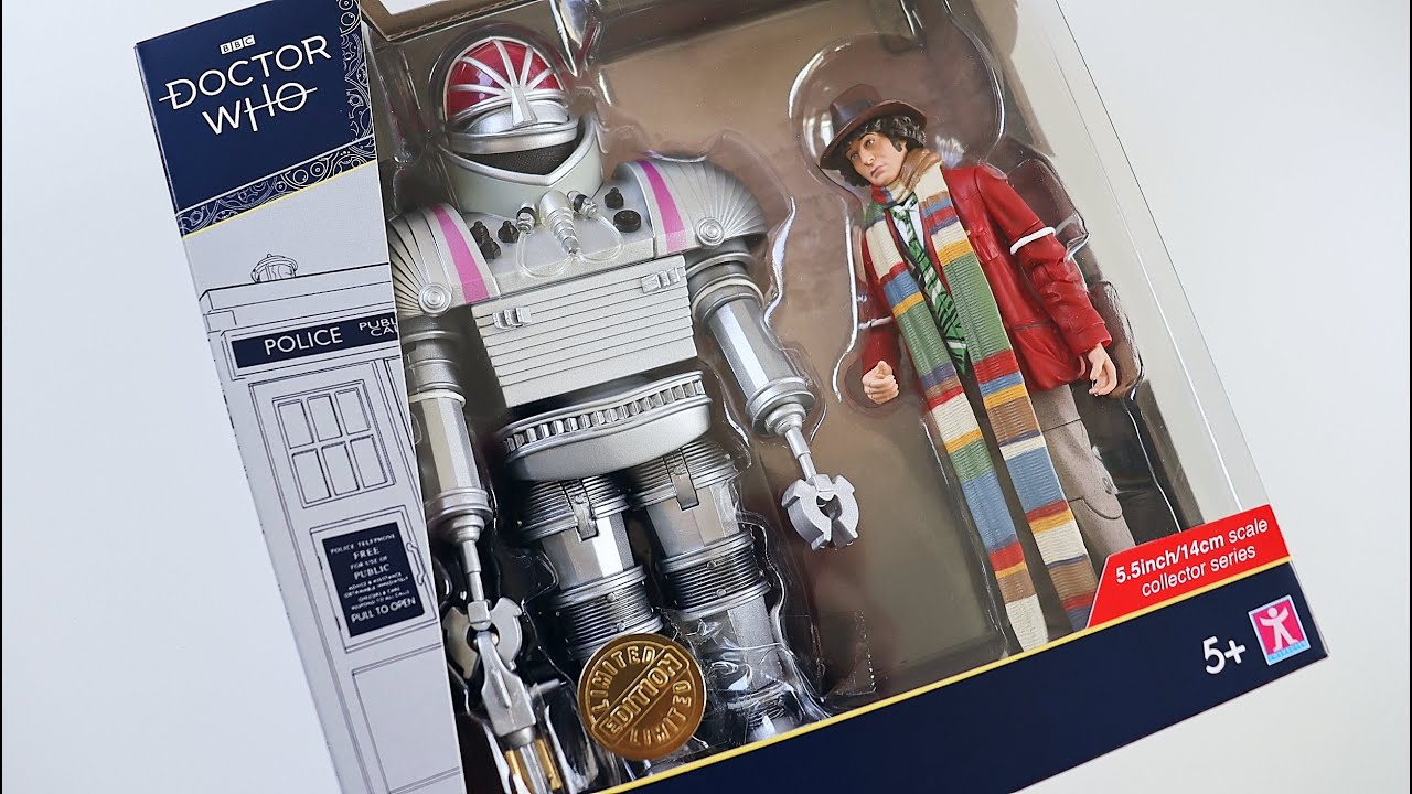 Doctor Who: Robot (4th Dr Tom Baker / K1 Giant Robot) Figure Set - Unboxing & Review (B&M Exclusive)