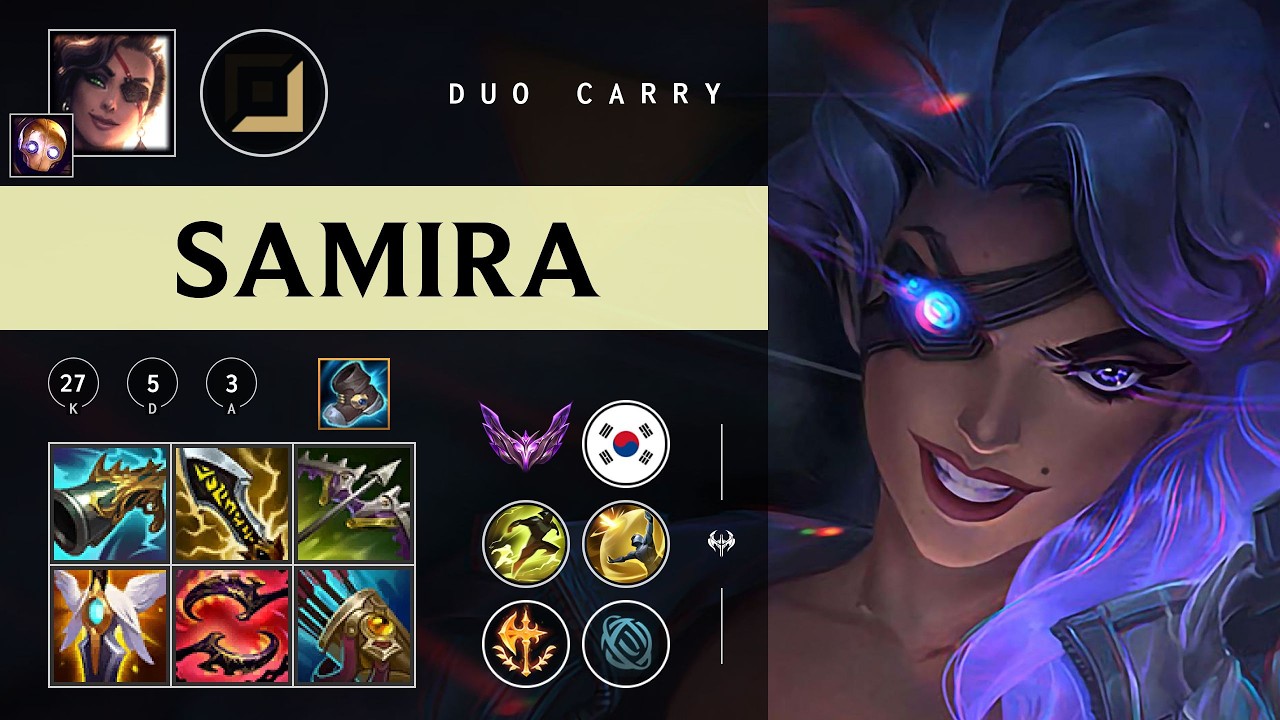 Samira ADC vs Varus - KR Master Patch 26.03