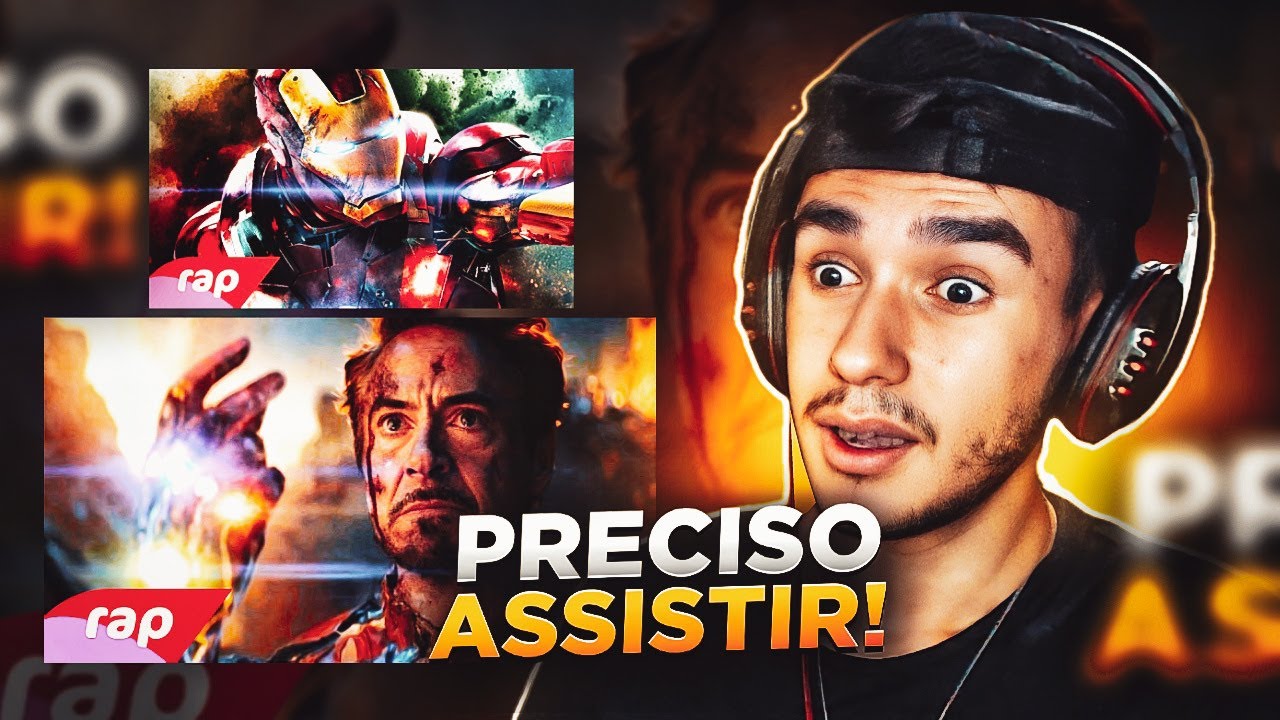 (2 em 1) REACT - Raps do Homem de Ferro | NERD HITS [ MARATONA MARVEL ]
