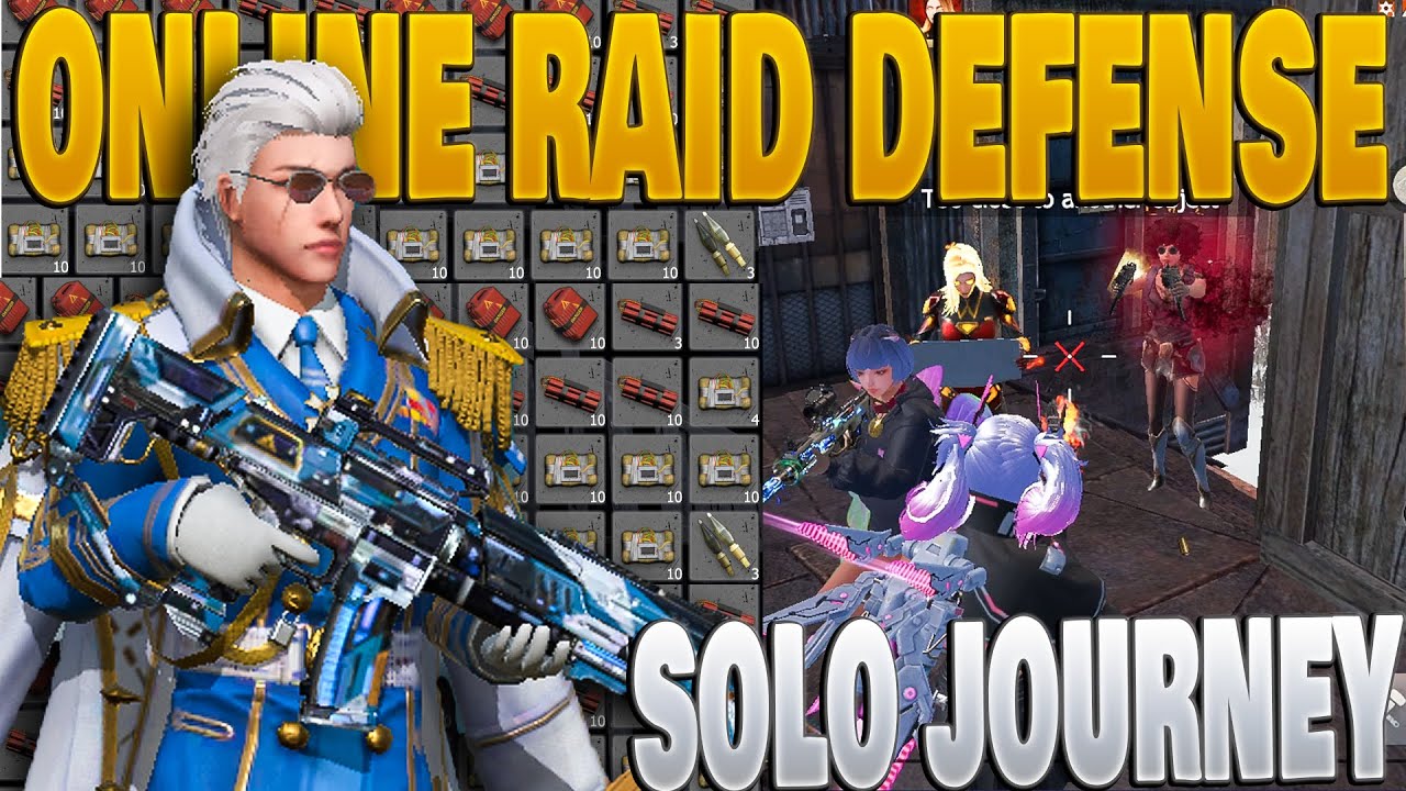 SOLO ONLINE RAID DEFENSE 2 TEAM TRIED TO RAID ME THE LAST DAY OF MY SOLO LAST ISLAND OF SURVIVAL