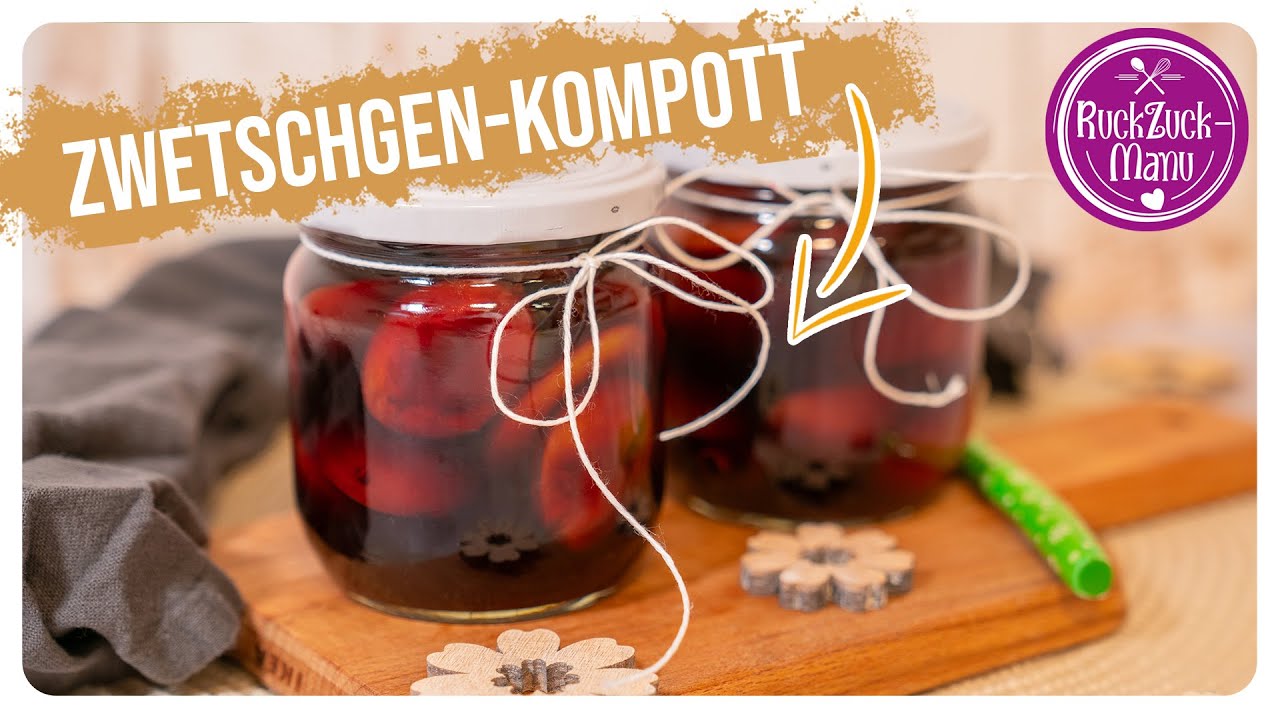 Eingelegte Zwetschgen - Zwetschgen Kompott 😋😍 Thermomix® TM5/TM6