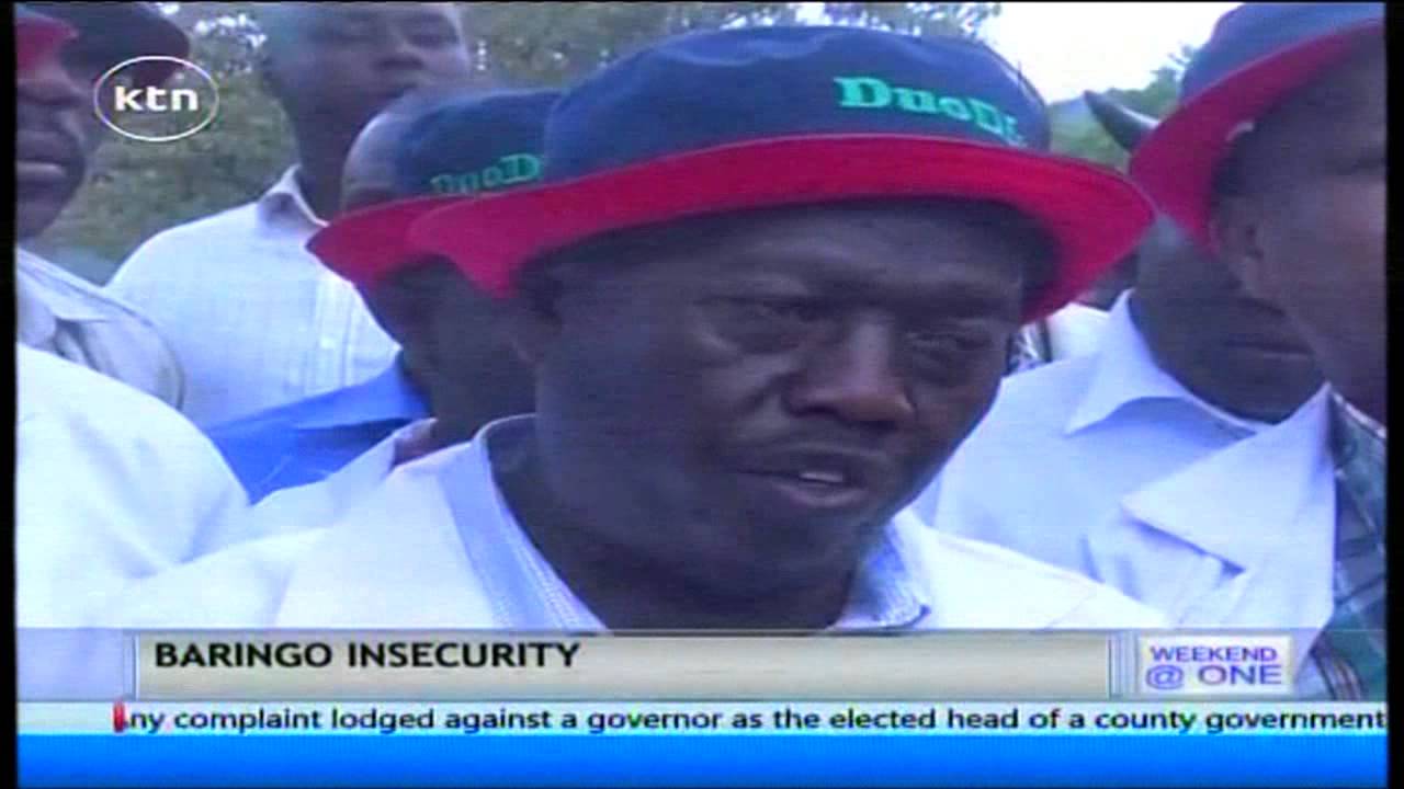 Baringo county governor Benjamin Cheboi talks about the solution to insecurity in his county