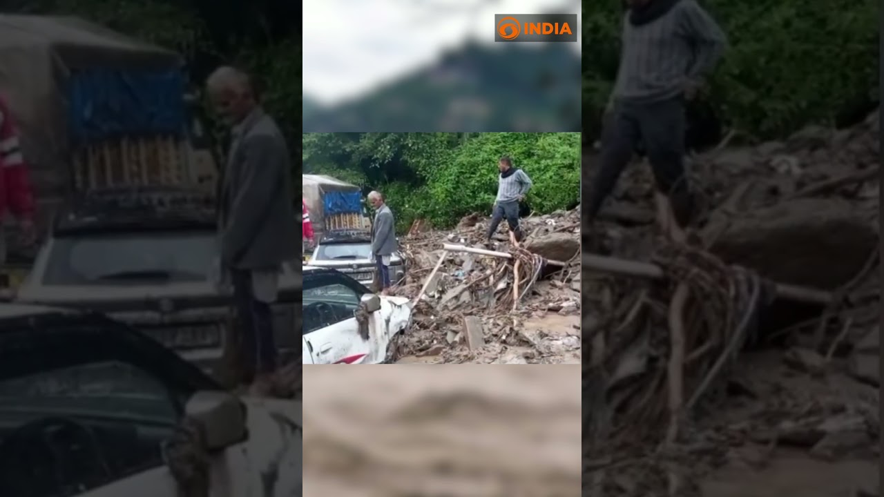 Heavy Rainfall & Landslides Continues Across Himachal Pradesh