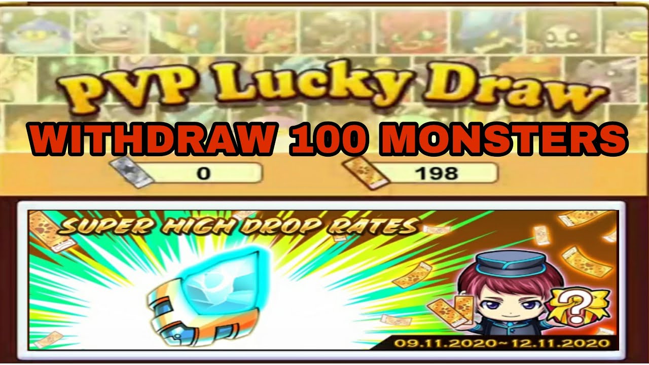 BULU MONSTER | LUCKY MONSTER DRAW WITHDRAW 100 MONSTER #6.