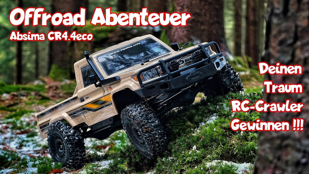 Absima CR4 4eco Abenteuer im Wald: Testfahrt & Gewinnspiel – Jetzt mitmachen!