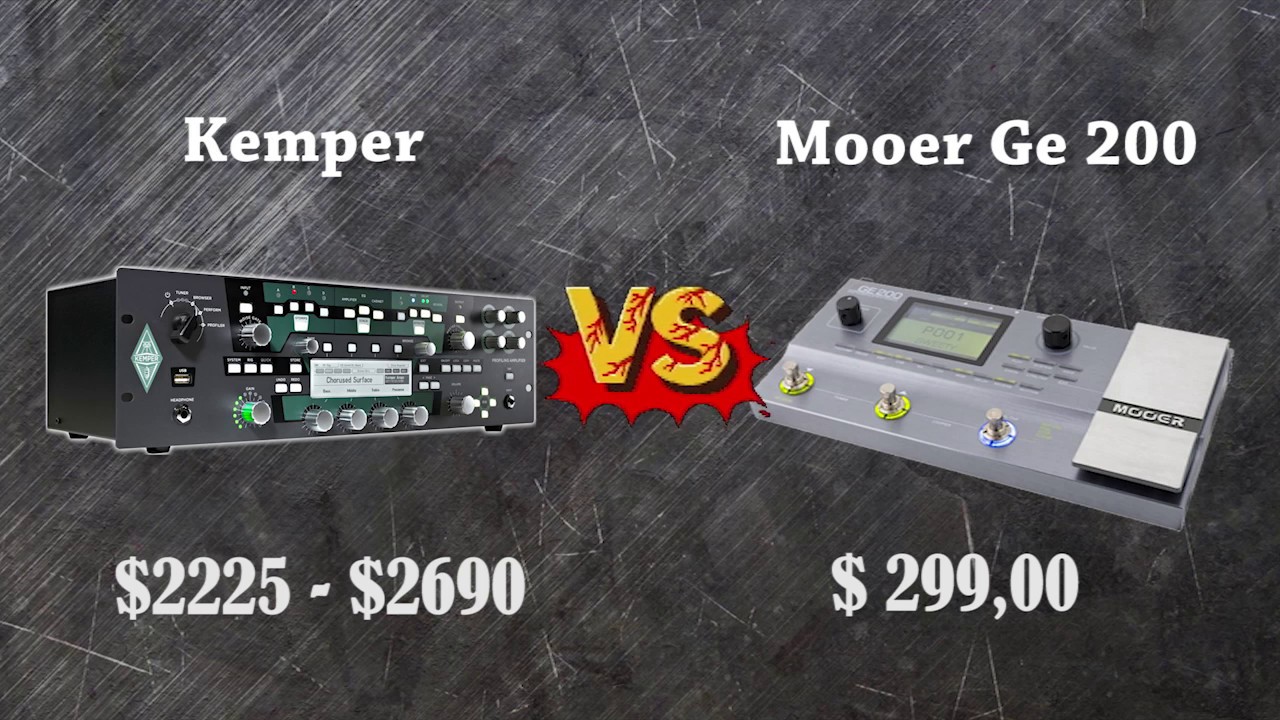 Kemper vs Mooer ge200