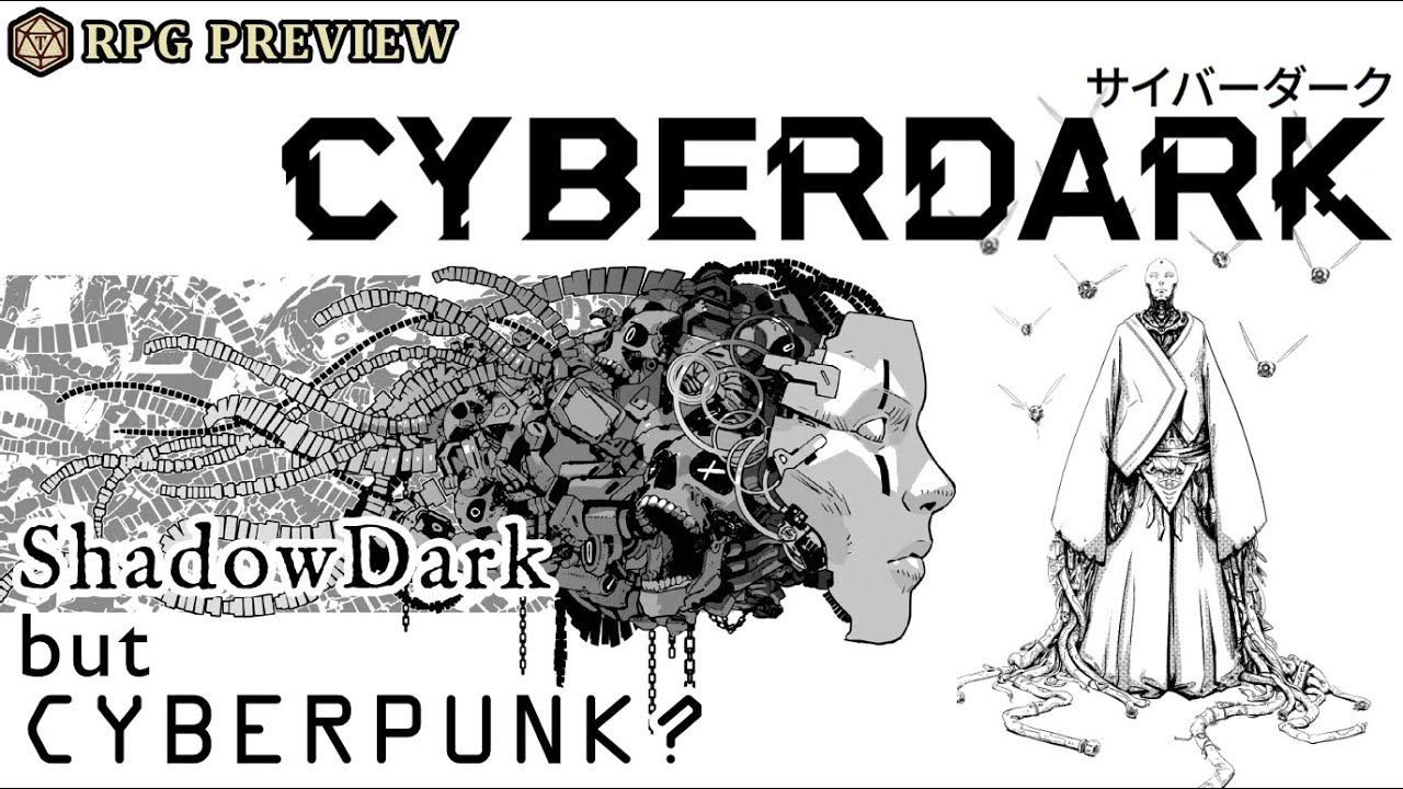 Neon dystopia meets old school D&D: a CyberDark RPG First Look