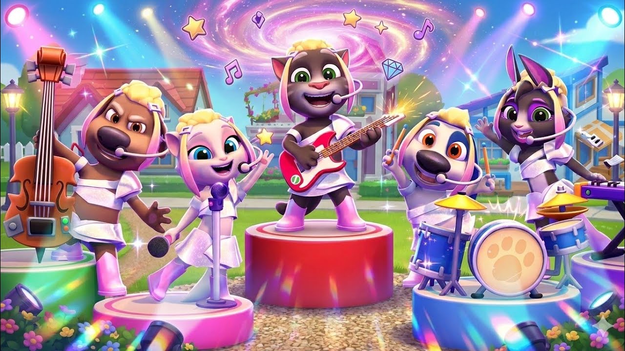 K-pop Stars in My Talking Tom Friends 2 Spring update Gameplay Android ios 
