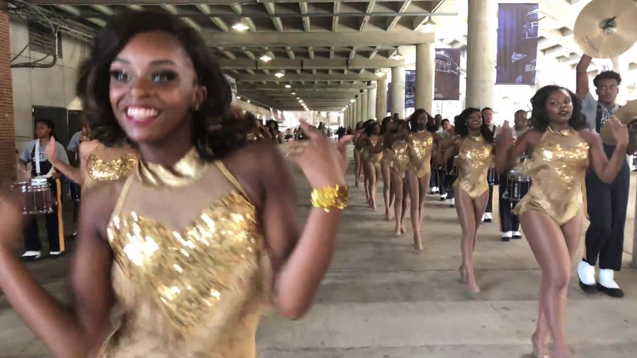 Marching In to Rice University Stadium