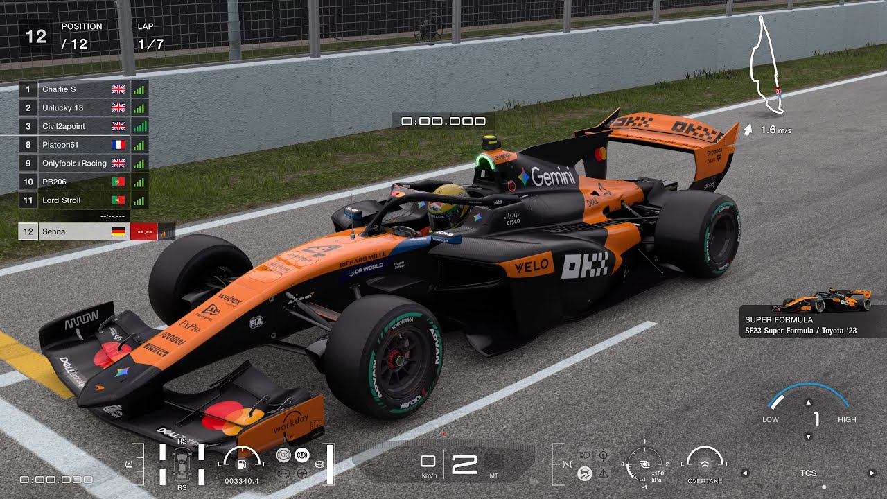 GT7 | Daily Race | Circuit Gilles-Villeneuve | Dallara SF23 Super Formula / Toyota | Onboard