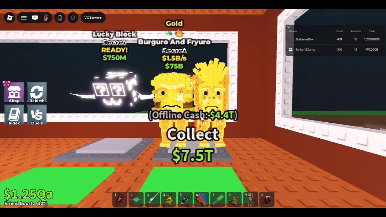 Πήρα Burguro and Fryoro Steal a Brainrot Event Divine