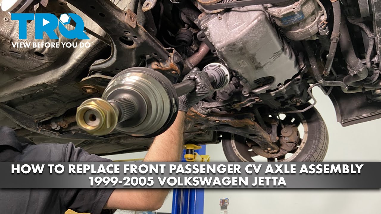 Как заменить передний пассажирский приводной мост в сборе на Volkswagen Jetta 1999-2005 гг.