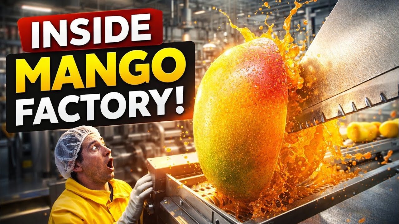 From Mango to Juice! Inside a Massive UK-Style Modern Factory