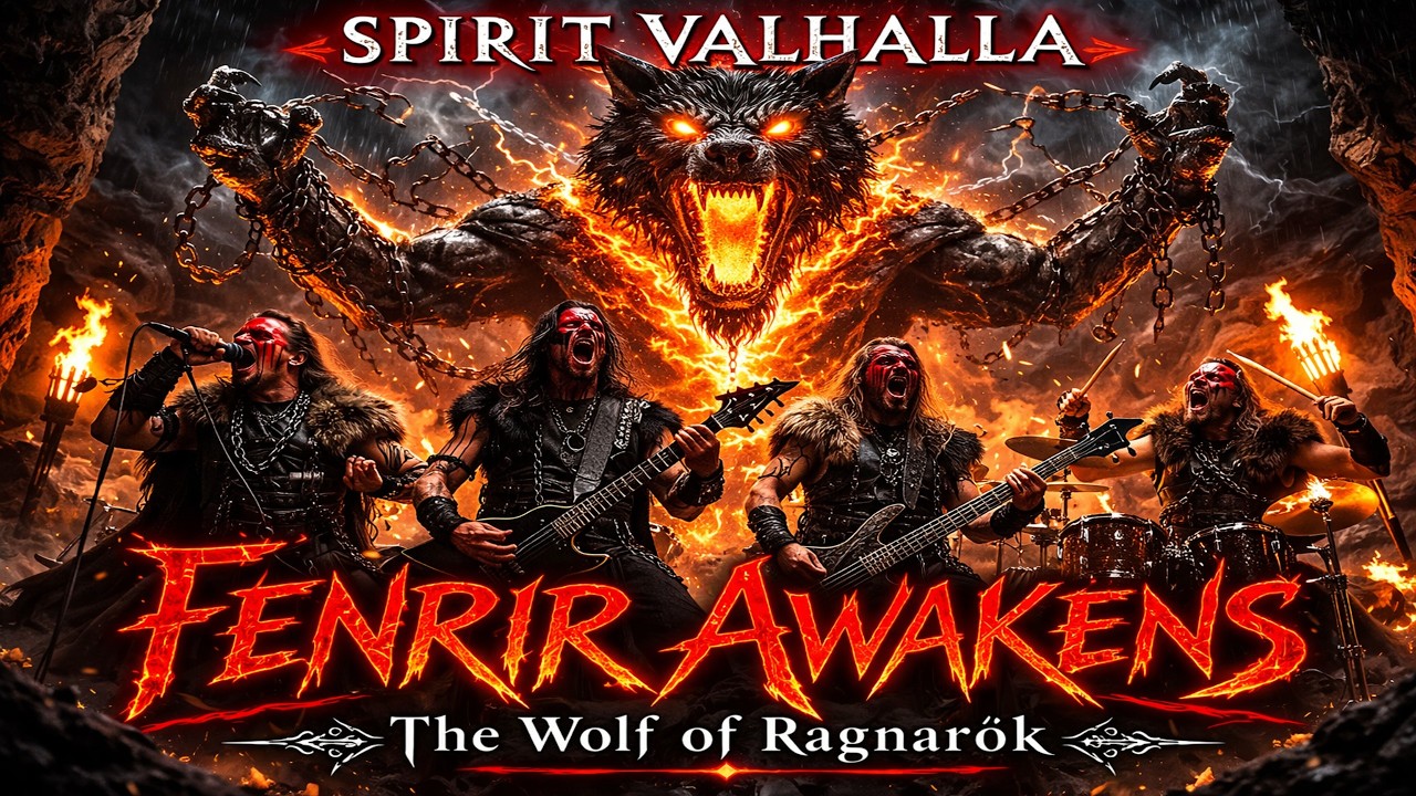 FENRIR AWAKENS | The Wolf of Ragnarök – Epic Viking Metal | Spirit Valhalla 🐺🔥