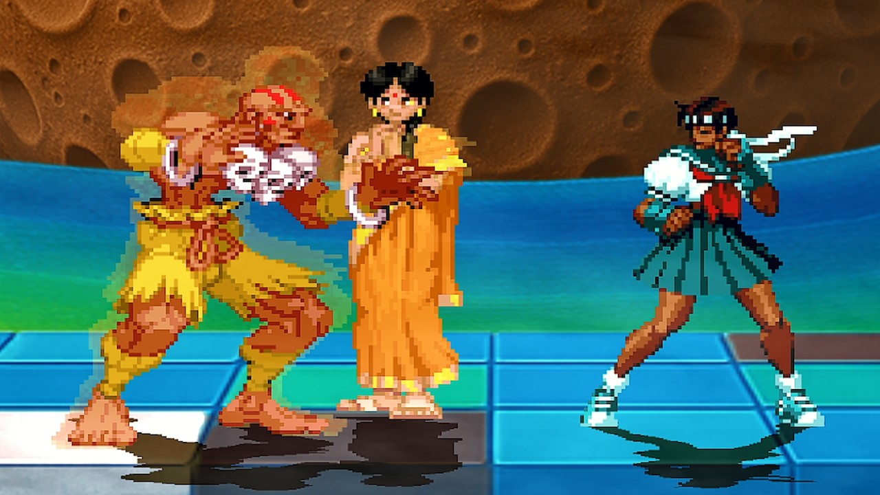 Shin Dhalsim Vs. Dark Sakura - Solar Flare