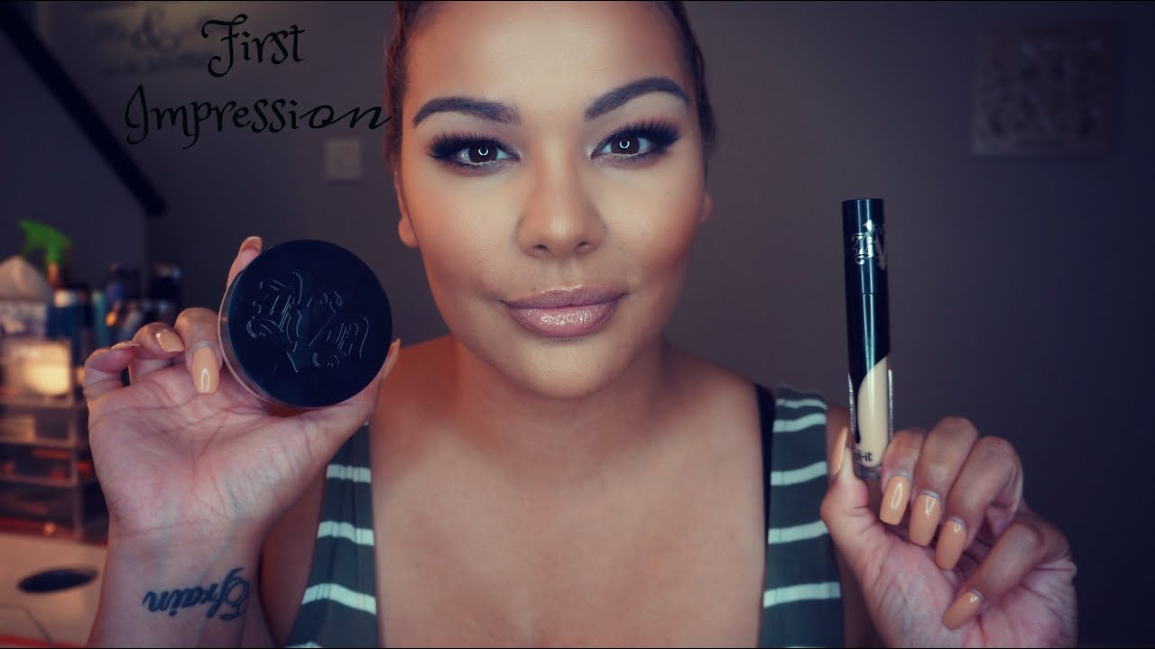 First Impression Kat Von D Lock It Concealer and Translucent Setting Powder