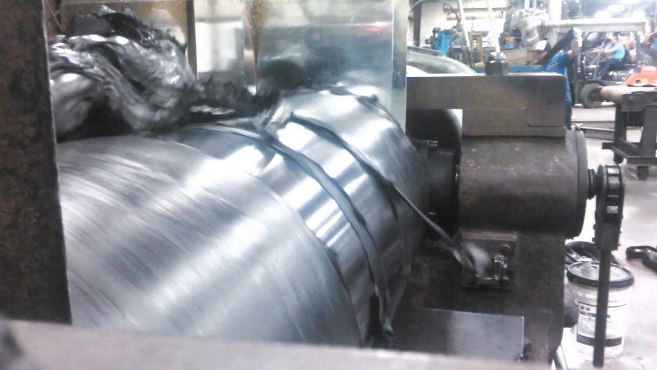 Running a 60" rubber mill