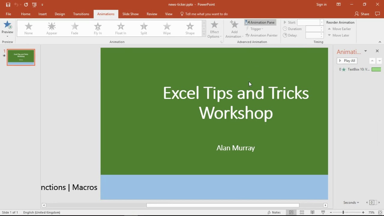 PowerPoint - How to Repeat Animation Effect